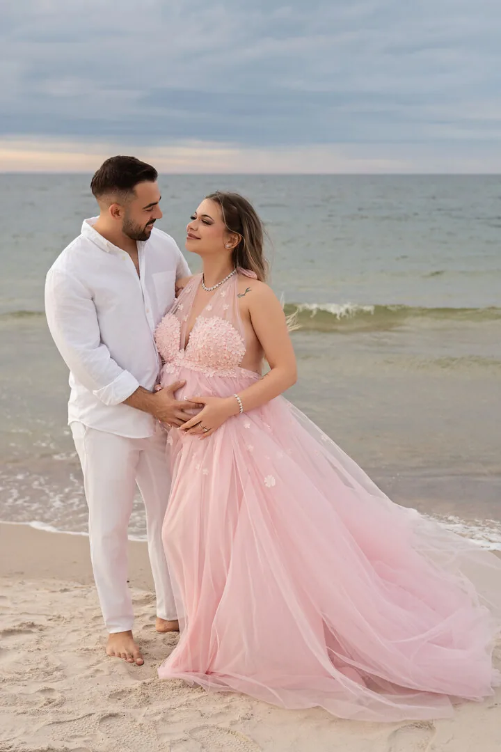 Sesja ciążowa na plaży w Kołobrzegu